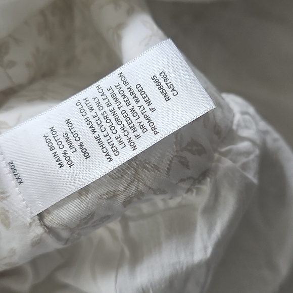 NWT BP BUBBLE SKIRT WHITE WHISPER WINTER LEAF - Picture 8 of 9